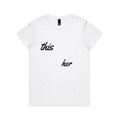 This Girl Loves Her Chihuahua - Womens Maple Tee Thumbnail