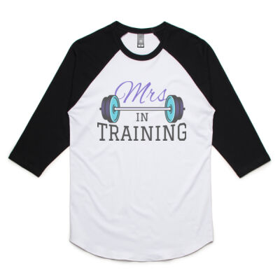 Mrs In Training - Women's Tee - Unisex Raglan Tee Thumbnail