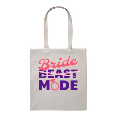 Bride Beast Mode  - Heavy Duty Canvas Tote Bag Thumbnail
