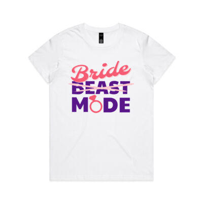 Bride Beast Mode  - Womens Maple Tee Thumbnail