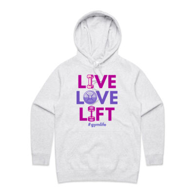 Live Love Lift - Womens Supply Hood Thumbnail