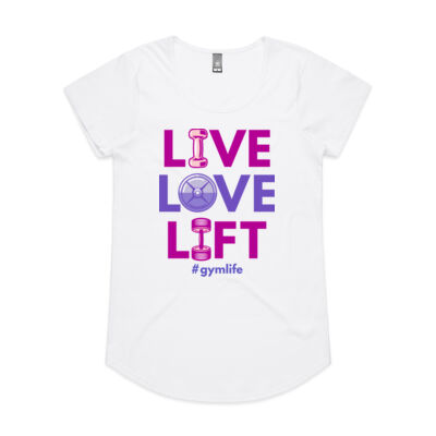 Live Love Lift - Womens Mali Tee Thumbnail