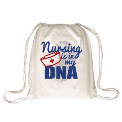 Nursing Is In My DNA - Drawstring Backpack Thumbnail