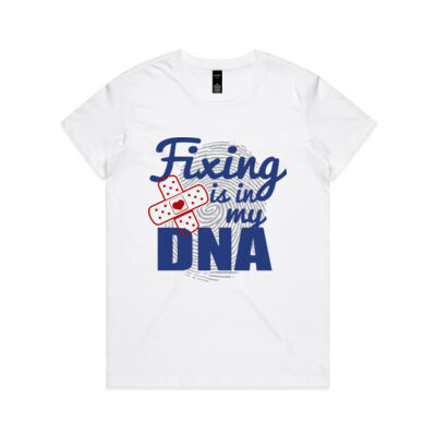 Fixing Is In My DNA - Womens Maple Tee Thumbnail