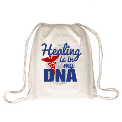 Healing Is In My DNA - Drawstring Backpack Thumbnail