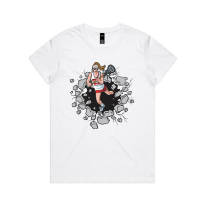 Breakout Lacrosse Woman - Womens Maple Tee Thumbnail