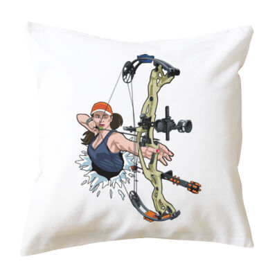 Breakout Archery Woman - Cushion cover Thumbnail