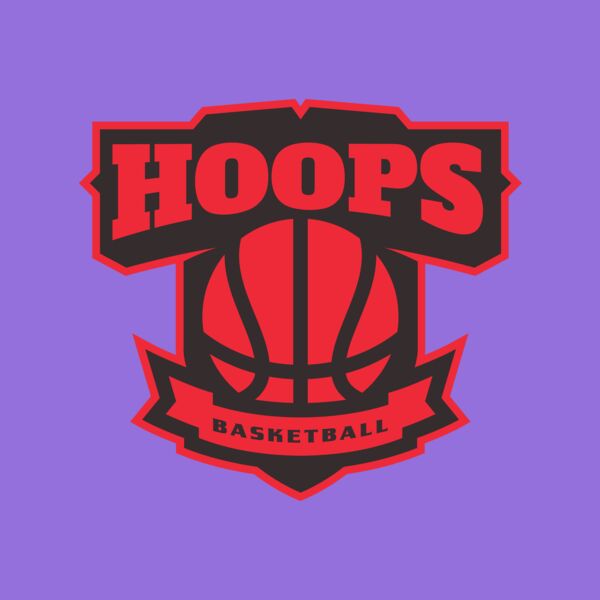 Hoops Basketball logo template  Thumbnail