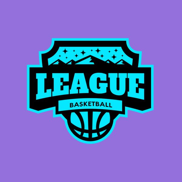 League Basketball logo template Thumbnail