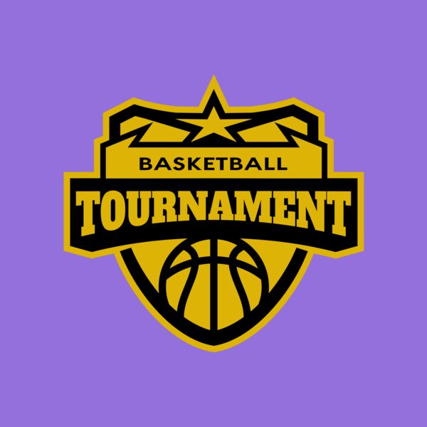 Tournament Basketball logo template 02 Thumbnail