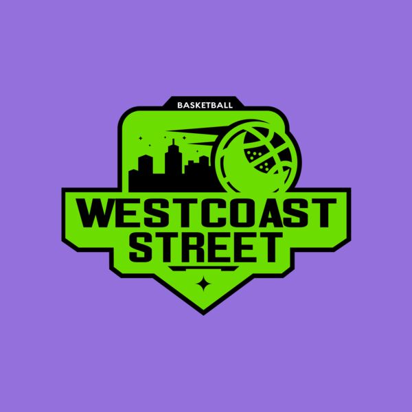 Westcoast Street Basketball logo template Thumbnail