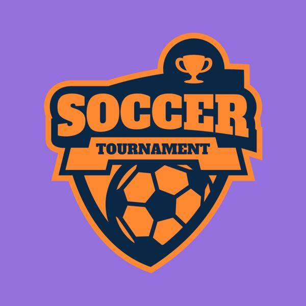 Soccer Tournament league logo template Thumbnail