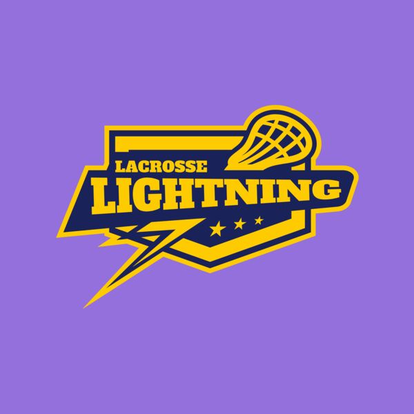 Lightning Lacrosse Logo Template Thumbnail
