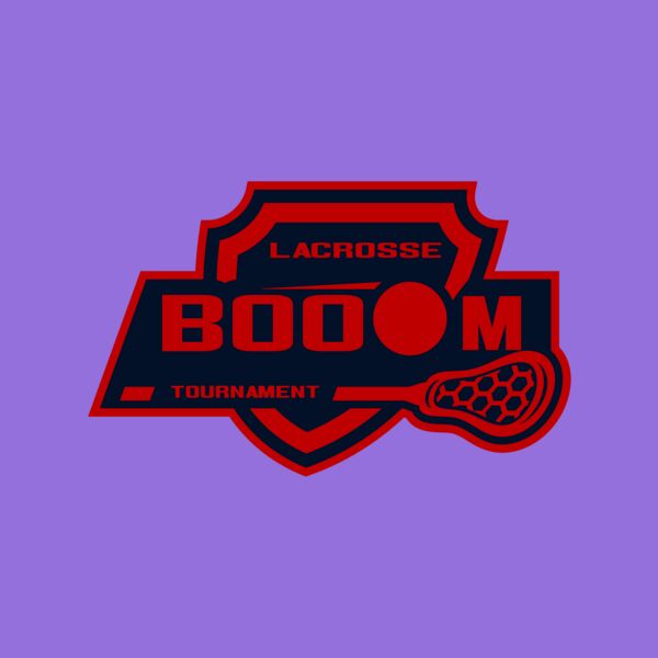 Boom Tournament Lacrosse Logo Template Thumbnail