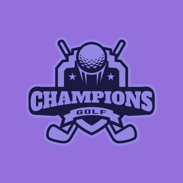 Champions Golf logo template Thumbnail