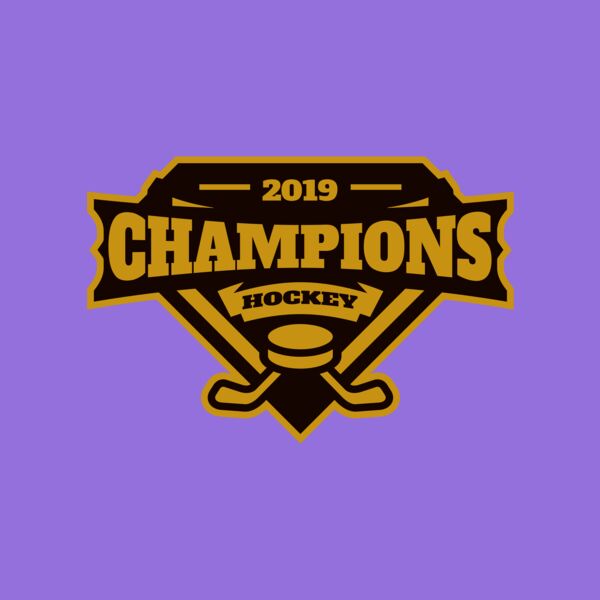 Champions Hockey logo template Thumbnail