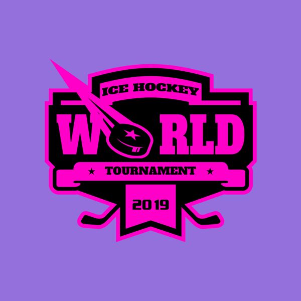 World Ice Hockey Tournament logo template Thumbnail