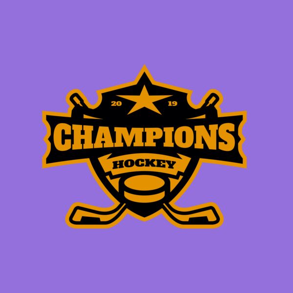 Champions Hockey logo template 02 Thumbnail