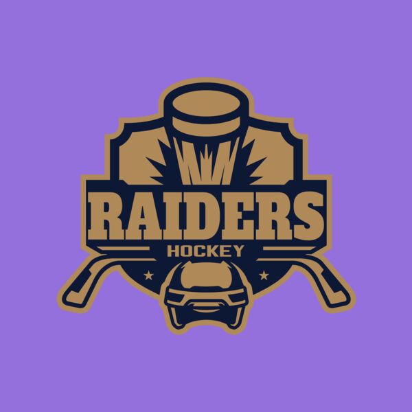 Raiders Hockey logo template Thumbnail