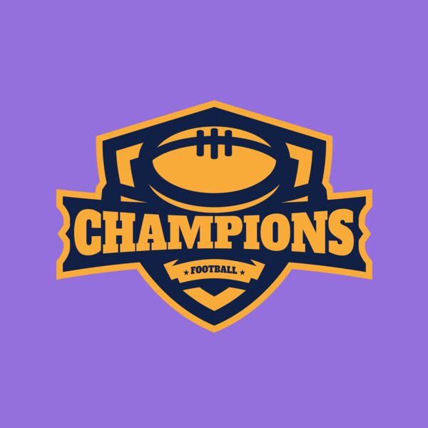 Champions Football logo template Thumbnail