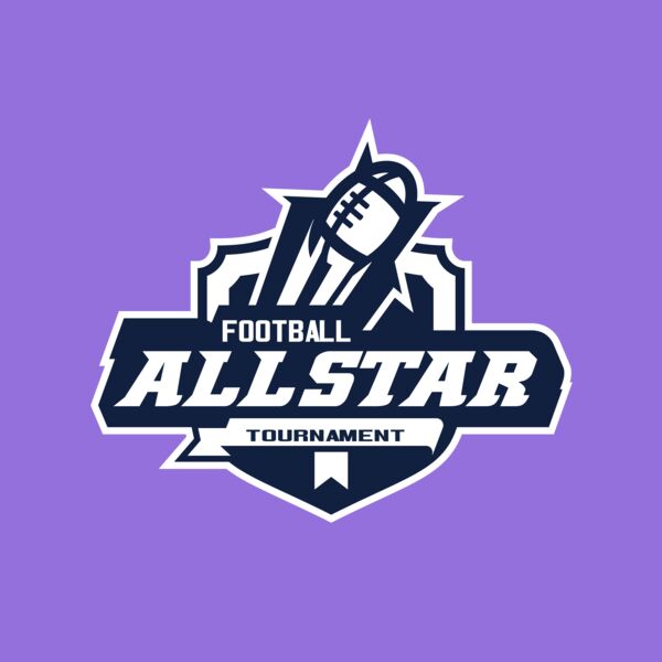 Allstar Tournament Football logo template Thumbnail