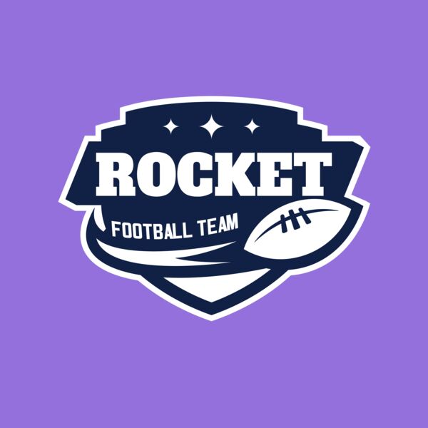 Rocket Football Team logo template Thumbnail