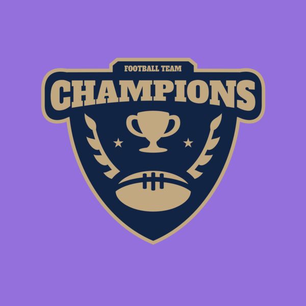 Champions Football Team logo template Thumbnail