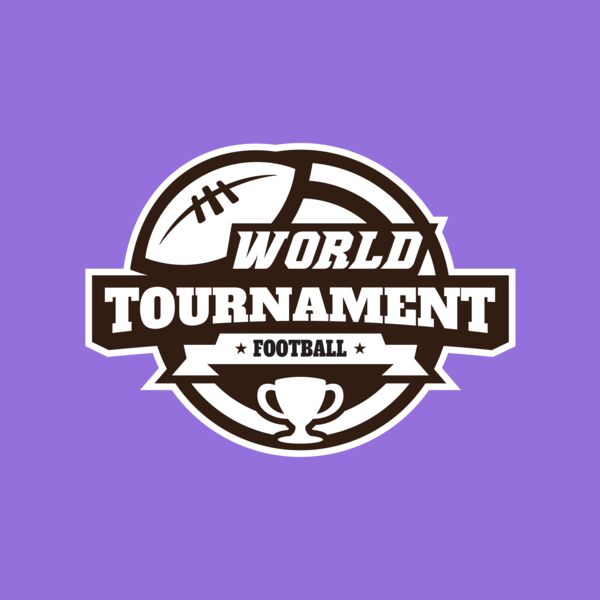 World Tournament Football logo template Thumbnail