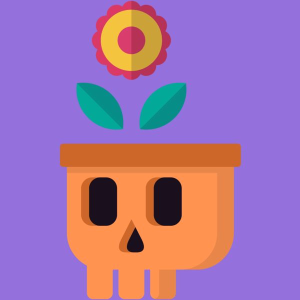 Elements Skull logo template 08 Thumbnail