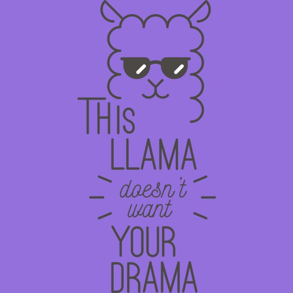 This Llama Doesn't Want Your Drama Thumbnail